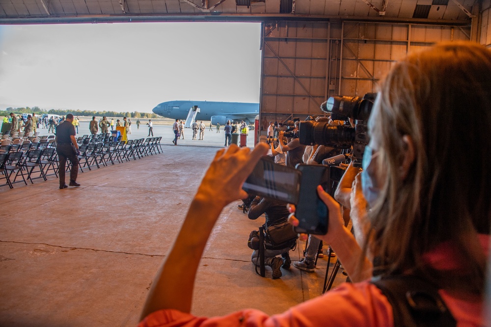 Evacuees from Afghanistan Arrive at Naval Station Rota