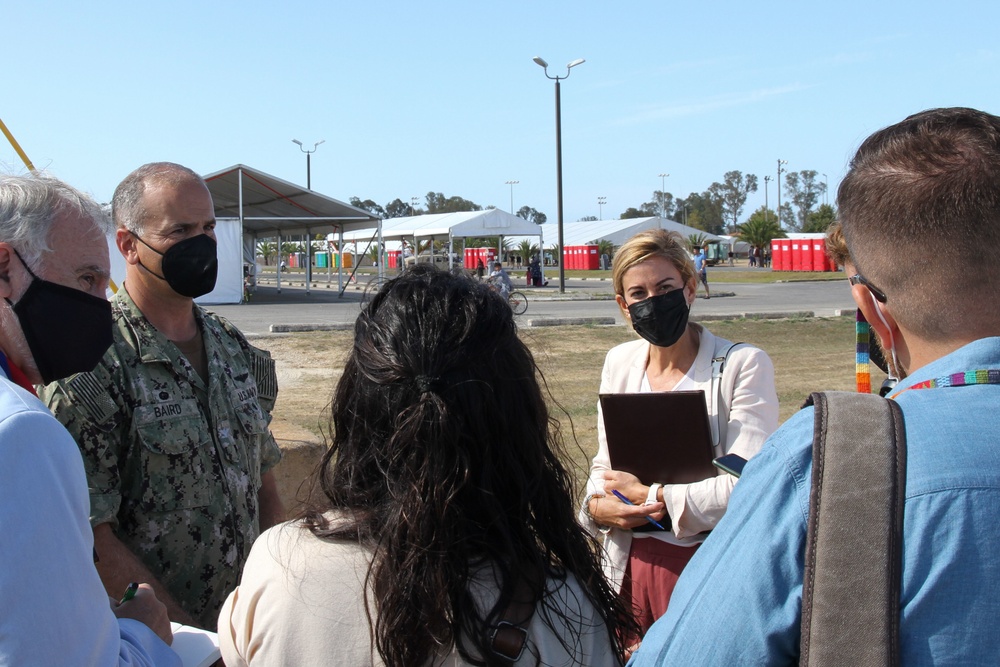 Evacuees from Afghanistan Arrive at Naval Station Rota