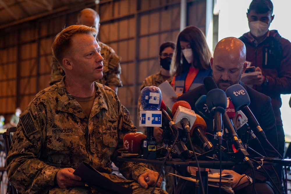 Evacuees from Afghanistan Arrive at Naval Station Rota