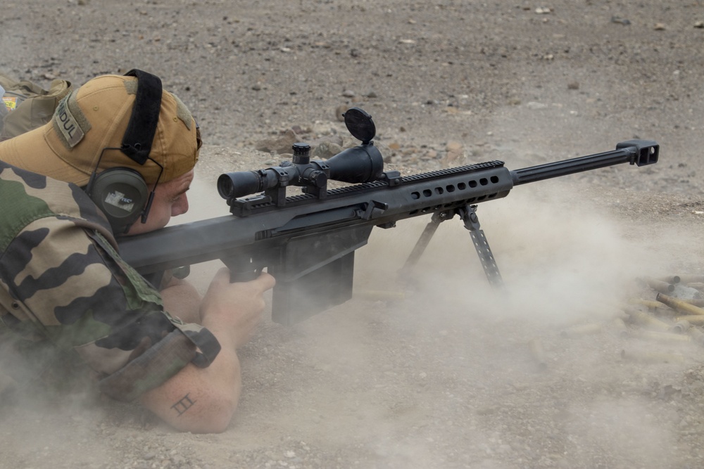 U.S., French snipers conduct weapons familiarization