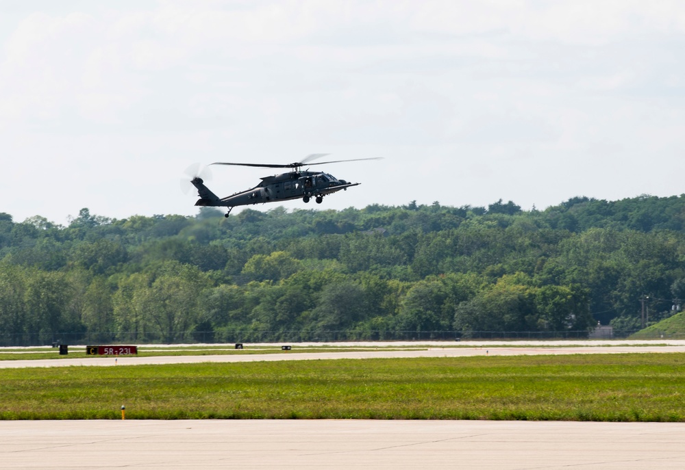 HH-60W Helicopter Visits Wright-Patt