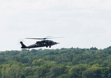 HH-60W Helicopter Visits Wright-Patt