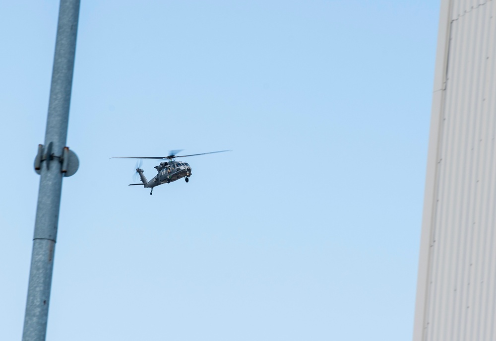 HH-60W Helicopter Visits Wright-Patt