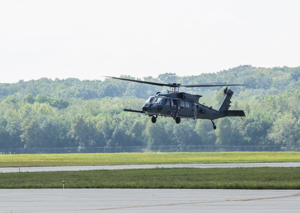 HH-60W Helicopter Visits Wright-Patt