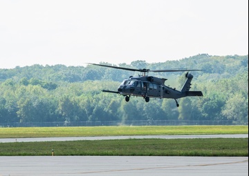 HH-60W Helicopter Visits Wright-Patt
