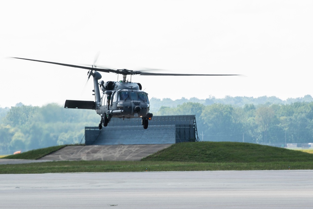 HH-60W Helicopter Visits Wright-Patt