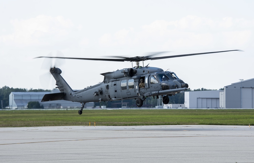 HH-60W Helicopter Visits Wright-Patt