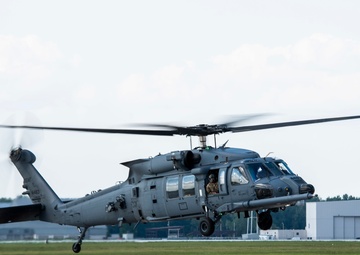 HH-60W Helicopter Visits Wright-Patt