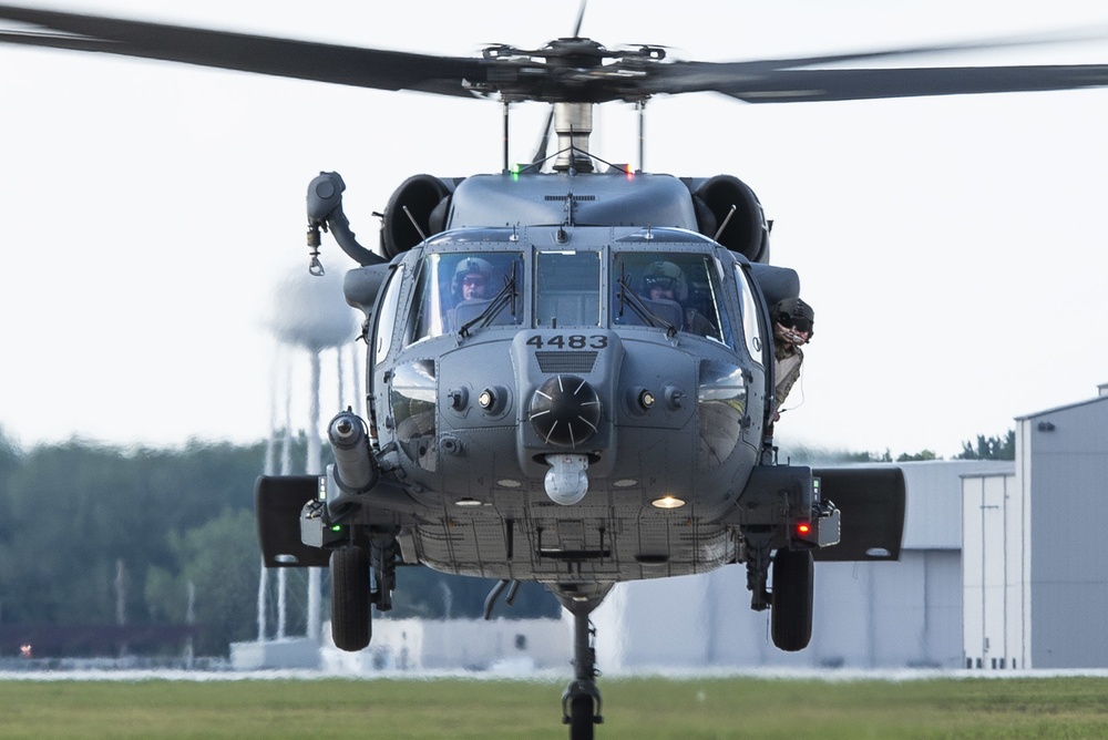 HH-60W Helicopter Visits Wright-Patt