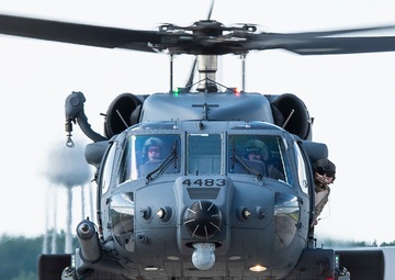 HH-60W Helicopter Visits Wright-Patt