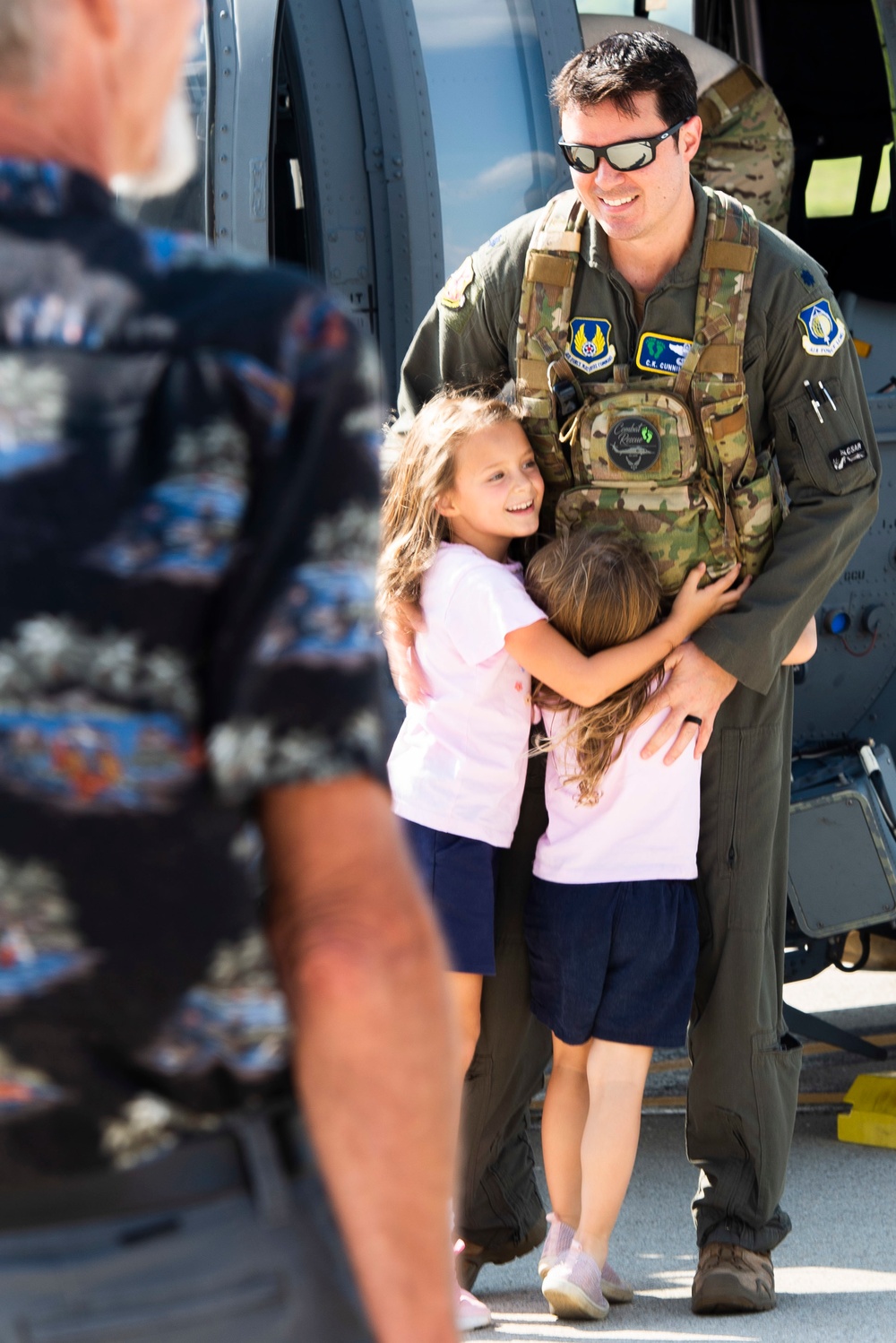 HH-60W Helicopter Visits Wright-Patt