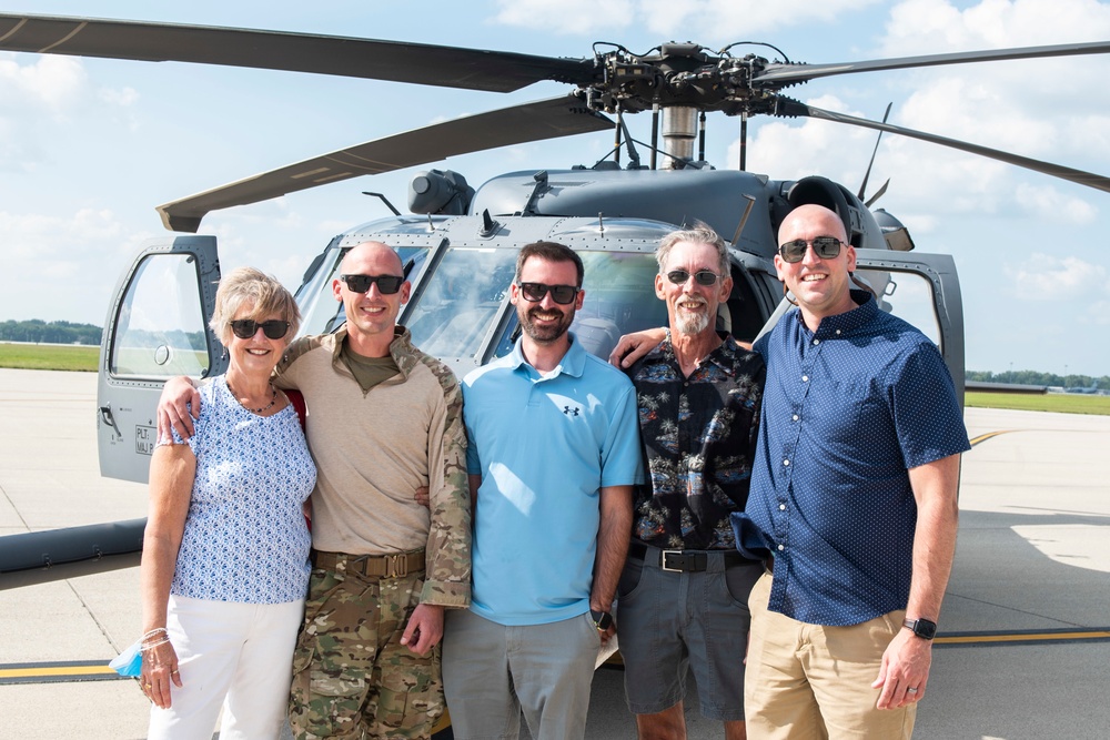 HH-60W Helicopter Visits Wright-Patt