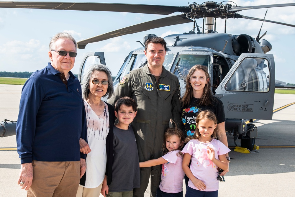 HH-60W Helicopter Visits Wright-Patt