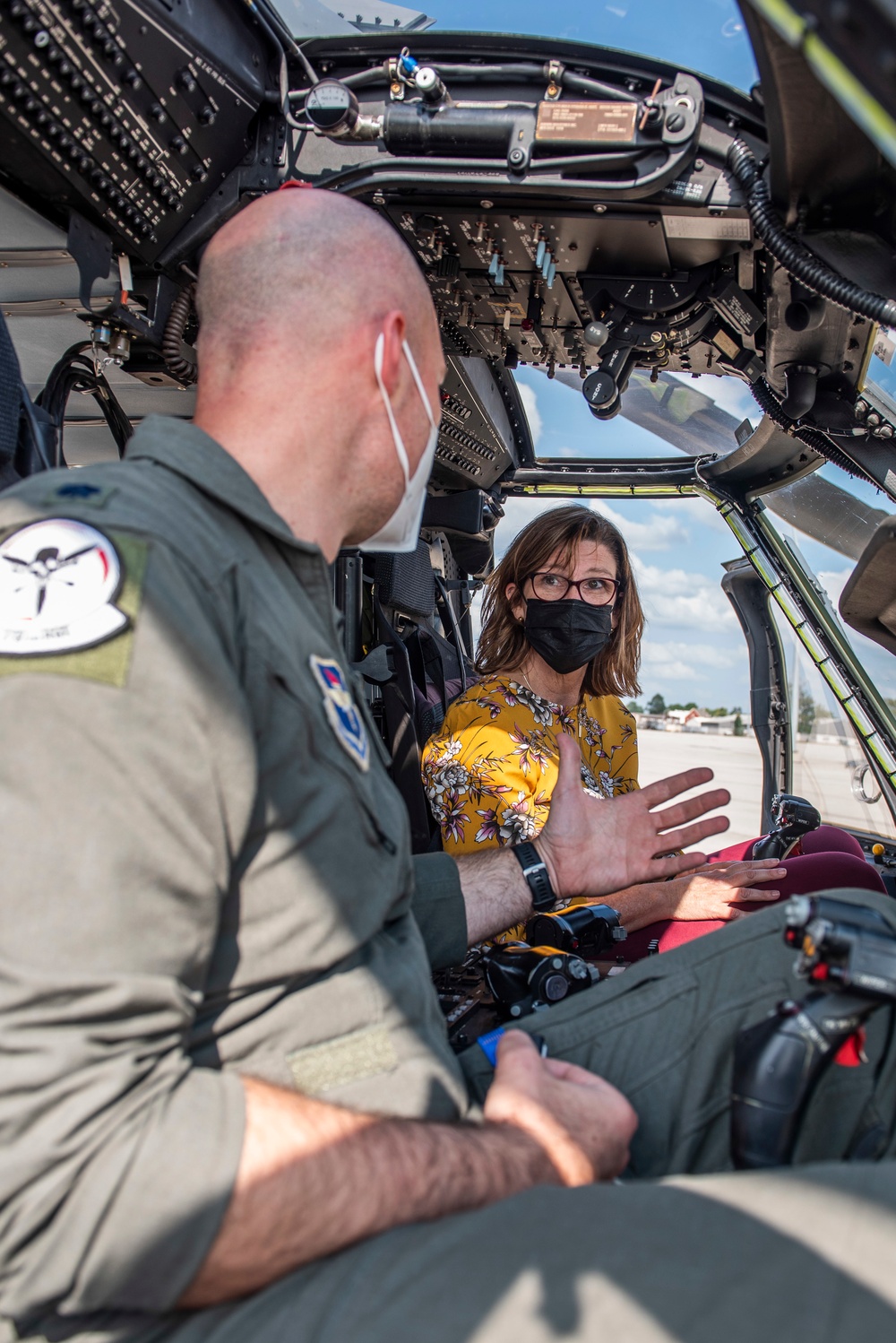 HH-60W Helicopter Visits Wright-Patt