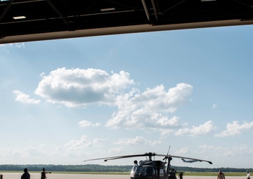 HH-60W Helicopter Visits Wright-Patt