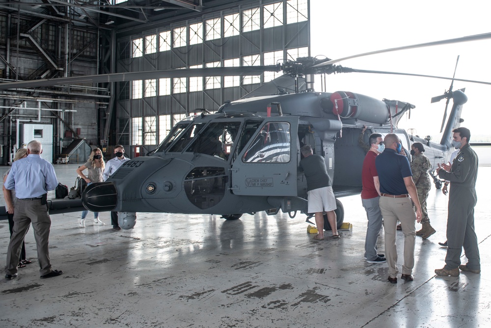 HH-60W Helicopter Visits Wright-Patt