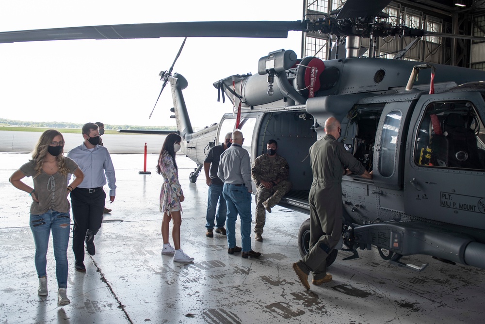 HH-60W Helicopter Visits Wright-Patt