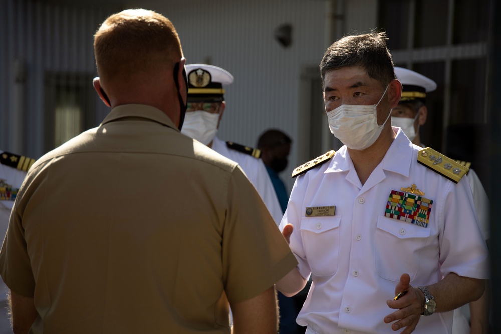 Task Force Koa Moana 21 Courtesy Ceremony with Japan Maritime Self-Defense Force, Republic of Palau Task Force Koa Moana 21 Courtesy Ceremony with Japan Maritime Self-Defense Force, Republic of Palau
