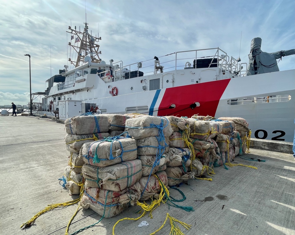 Coast Guard offloads $51 million cocaine shipment in San Juan, Puerto Rico, following a drug bust near the British Virgin Islands