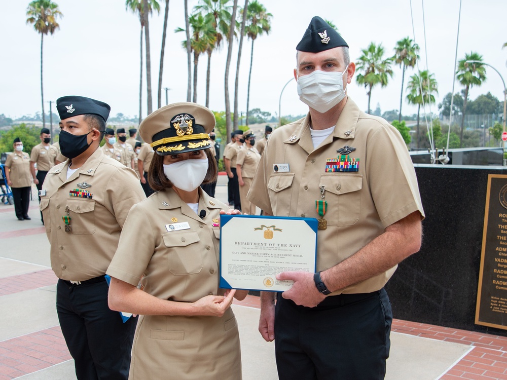 Sailors Awarded Navy and Marine Corps Achievement Medal Sep. 3