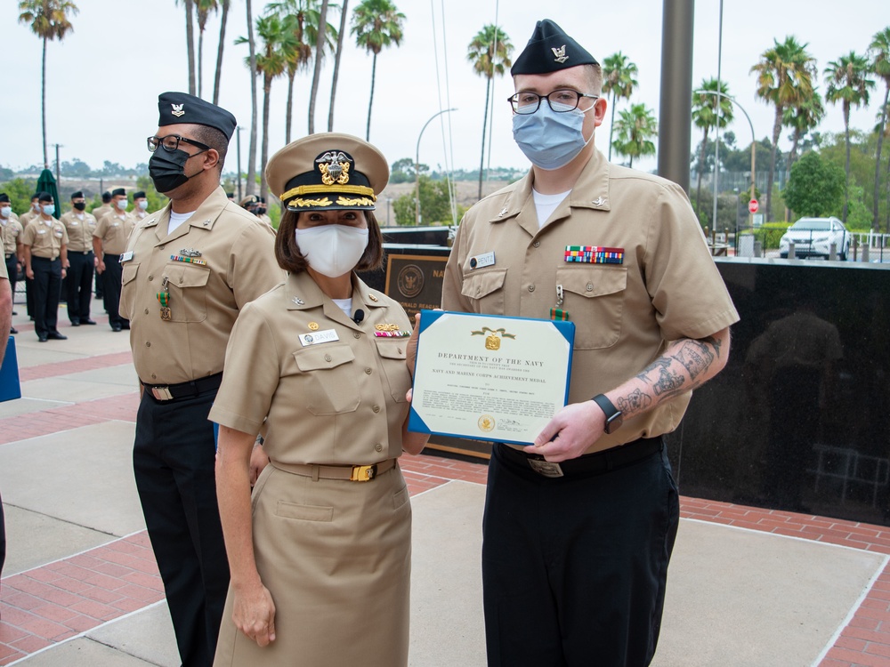 Sailors Awarded Navy and Marine Corps Achievement Medal Sep. 3