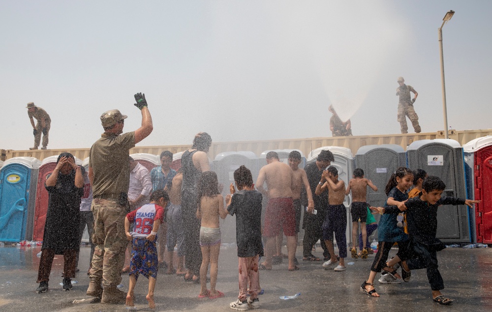 379th ECEG provides morale for qualified evacuees