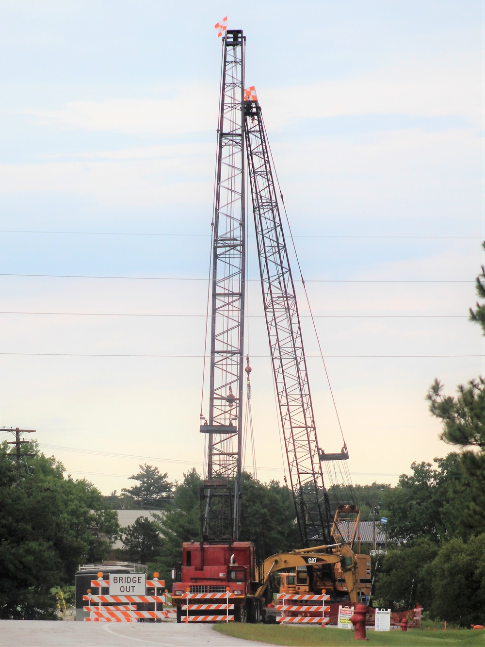 Construction of new bridge underway at Fort McCoy