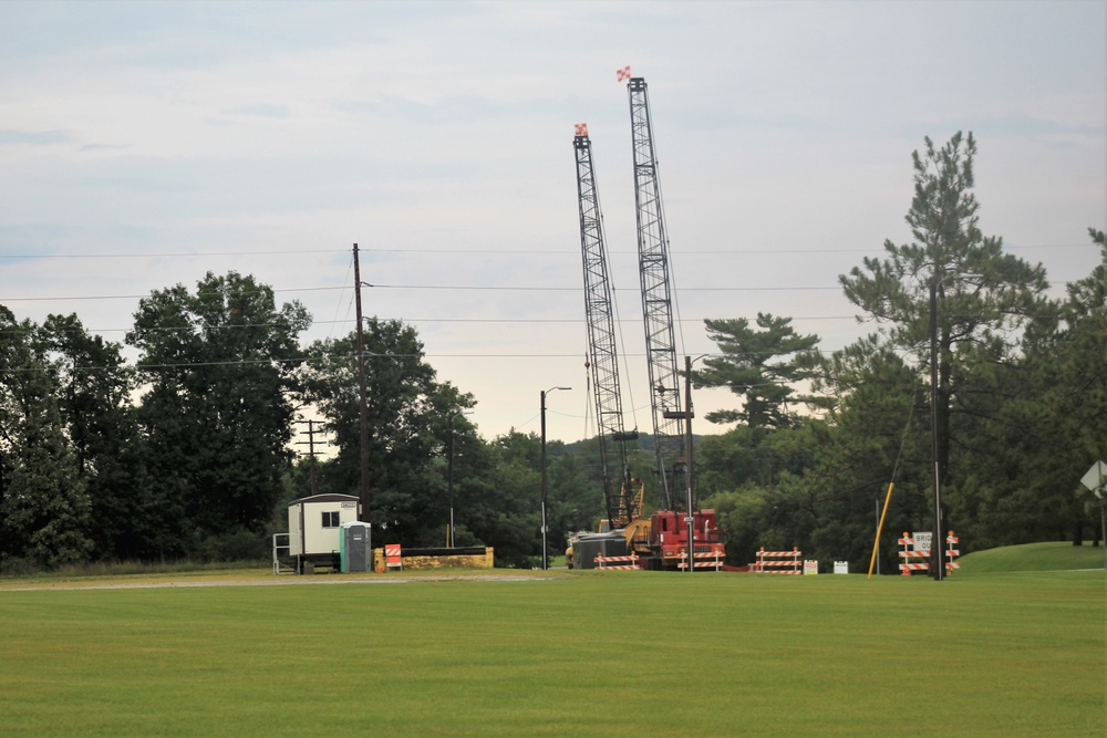 Construction of new bridge underway at Fort McCoy