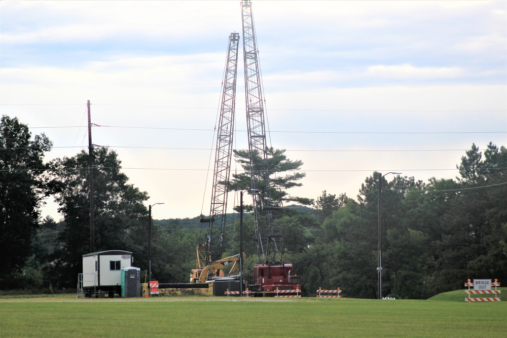 Construction of new bridge underway at Fort McCoy