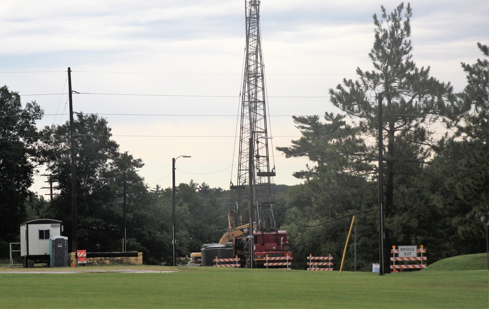 Construction of new bridge underway at Fort McCoy