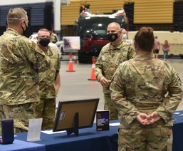 Recruiters work NY State Fair