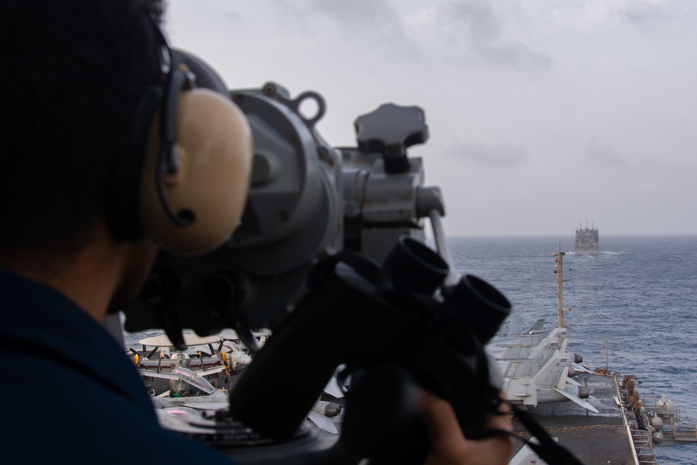 USS Ronald Reagan (CVN 76) Replenishment-At-Sea