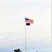American Flag and Fort McCoy
