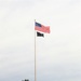 American Flag and Fort McCoy