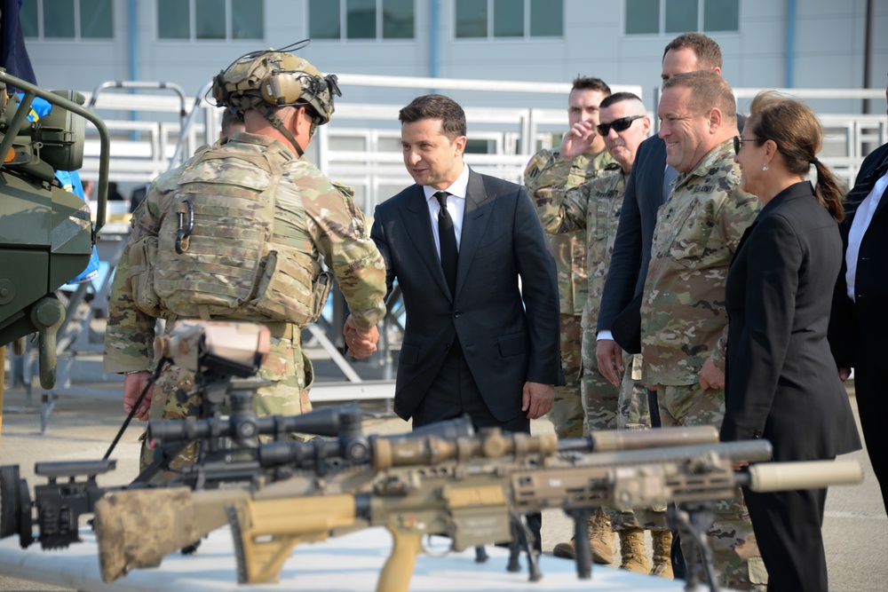 President of Ukraine visits 129th Rescue Wing