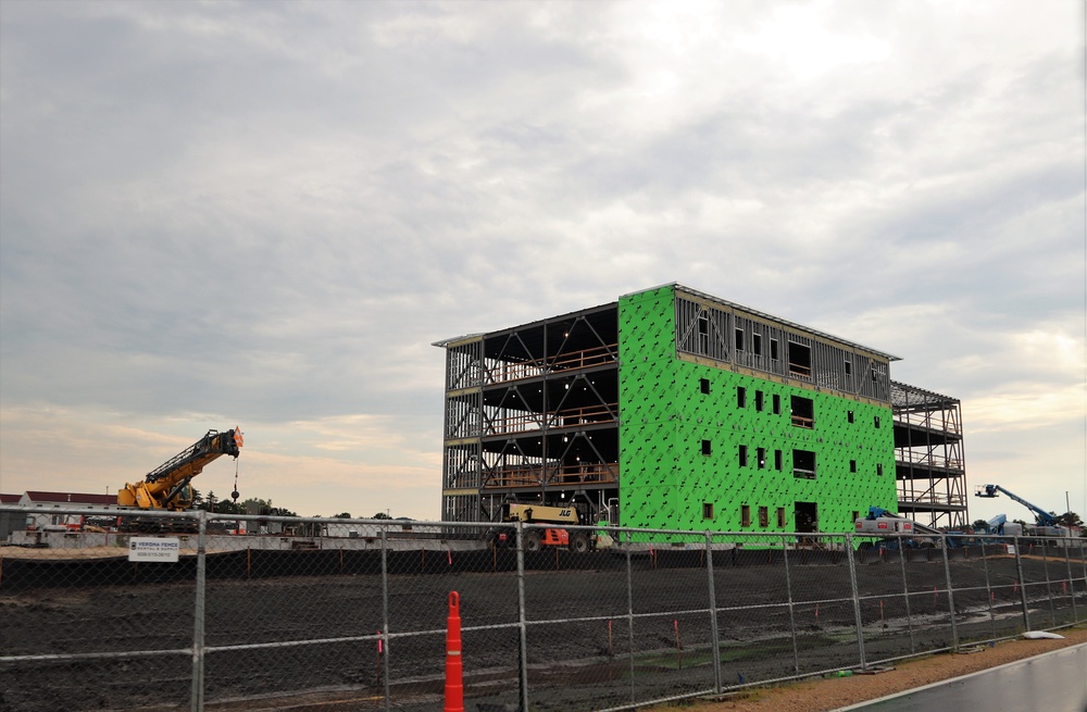 New barracks project, funded in fiscal year '20, continues at Fort McCoy