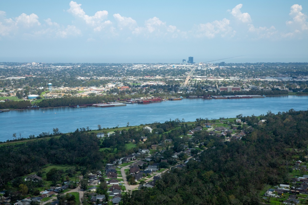 USACE surveys Hurricane Ida damage