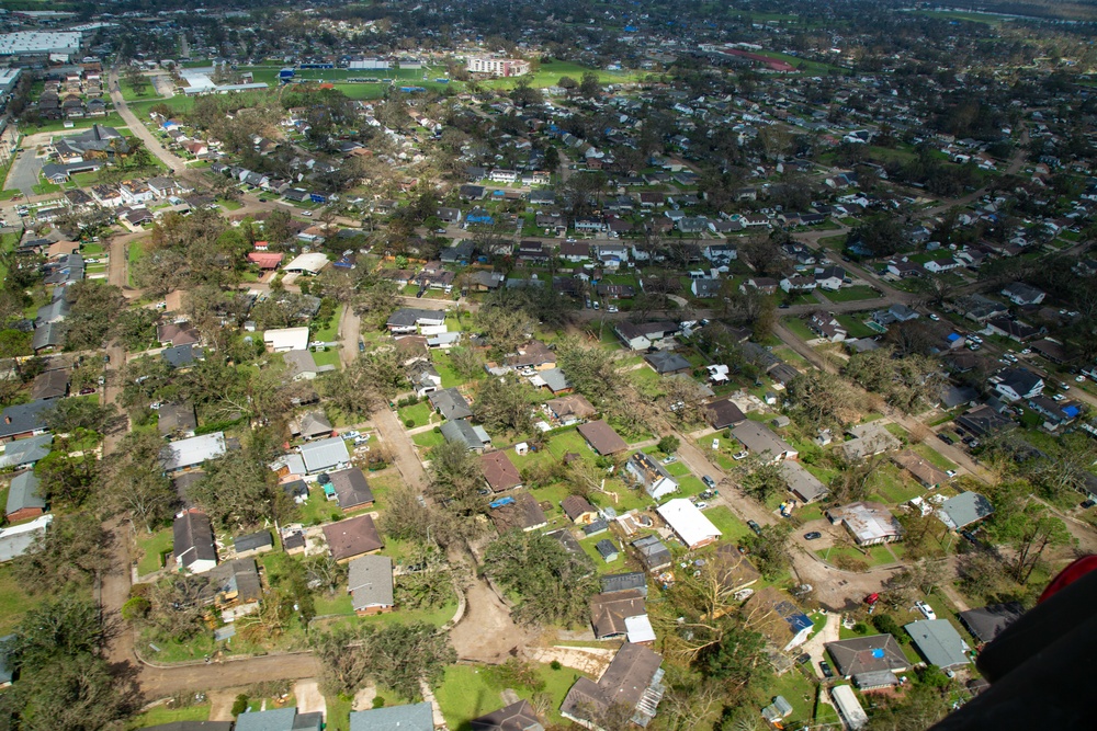 USACE surveys Hurricane Ida damage