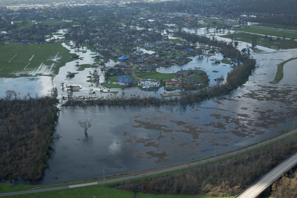 USACE surveys Hurricane Ida damage