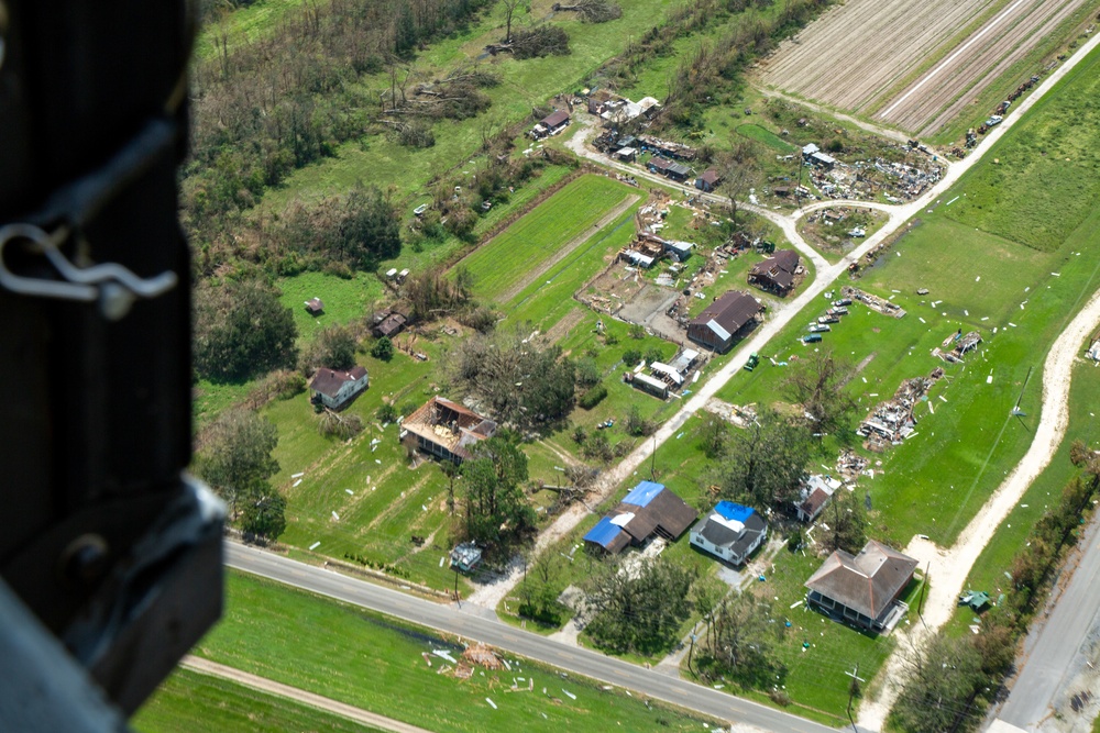 USACE surveys Hurricane Ida damage