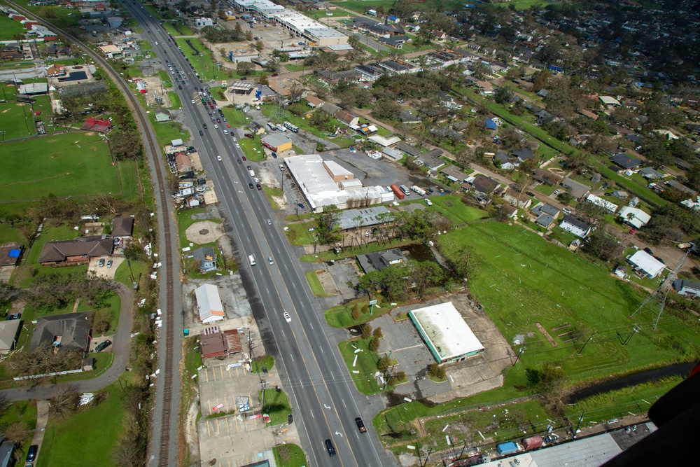 USACE surveys Hurricane Ida damage