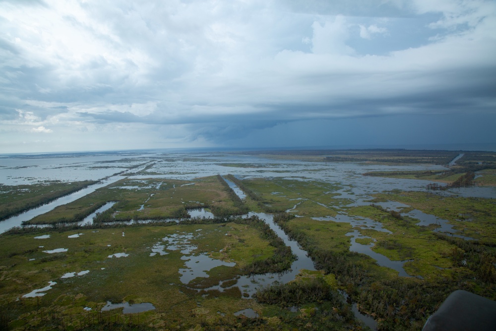 USACE surveys Hurricane Ida damage