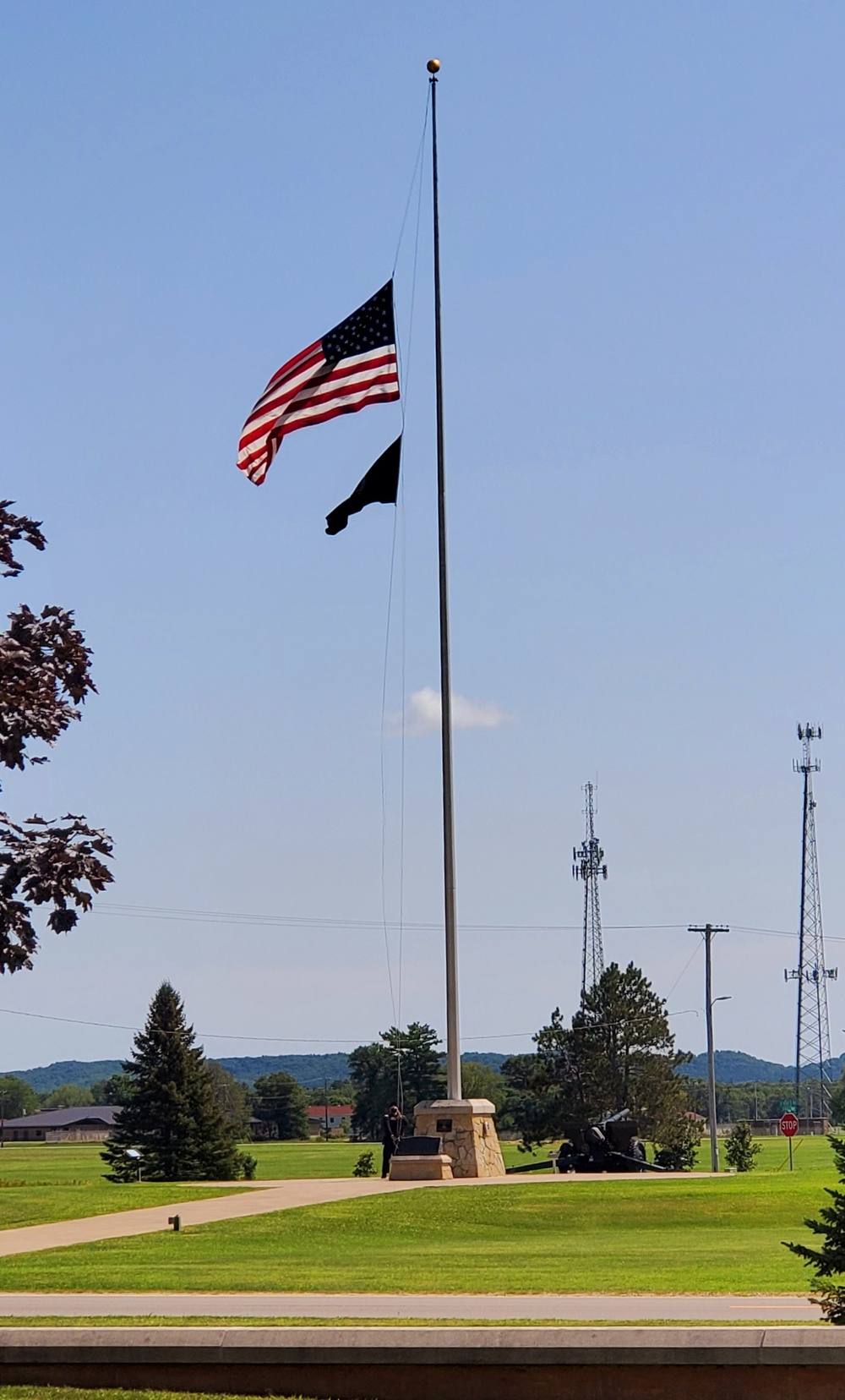 Flag flown at half-staff in honor of former Secretary of Defense Rumsfeld