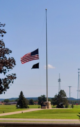 Flag flown at half-staff in honor of former Secretary of Defense Rumsfeld