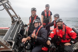 Escanaba crew after responding to Emergency