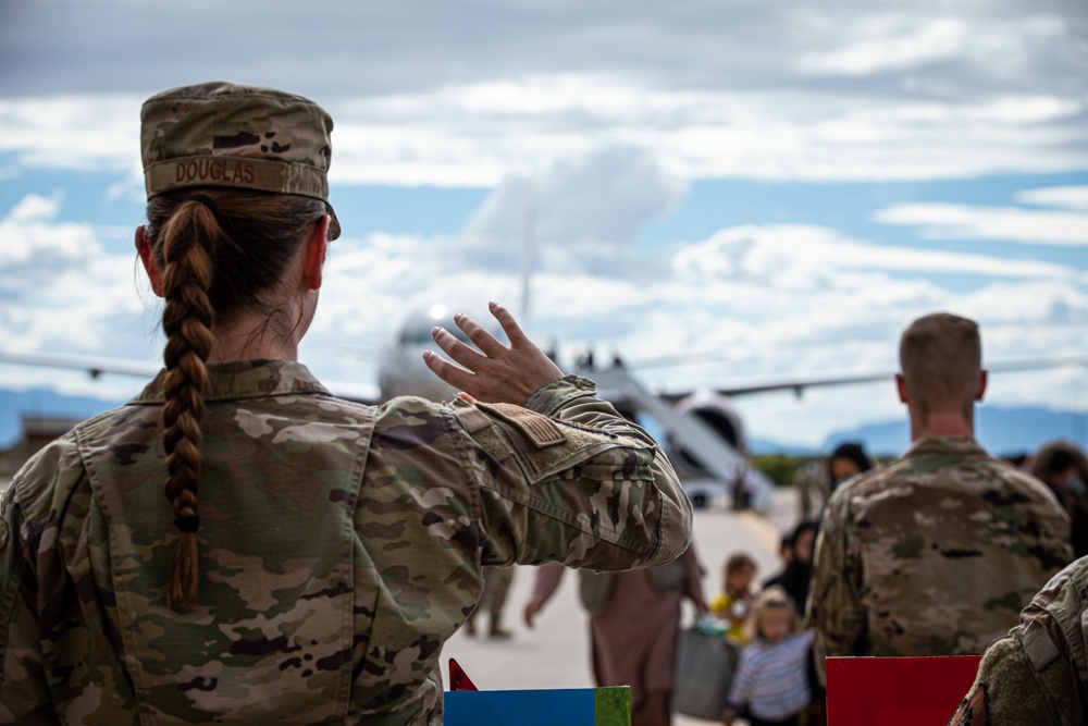 Task Force – Holloman greets Afghan personnel