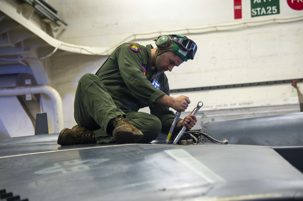 USS ESSEX in Port Operations