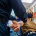 USS Carl Vinson Conducts Walking Blood Bank