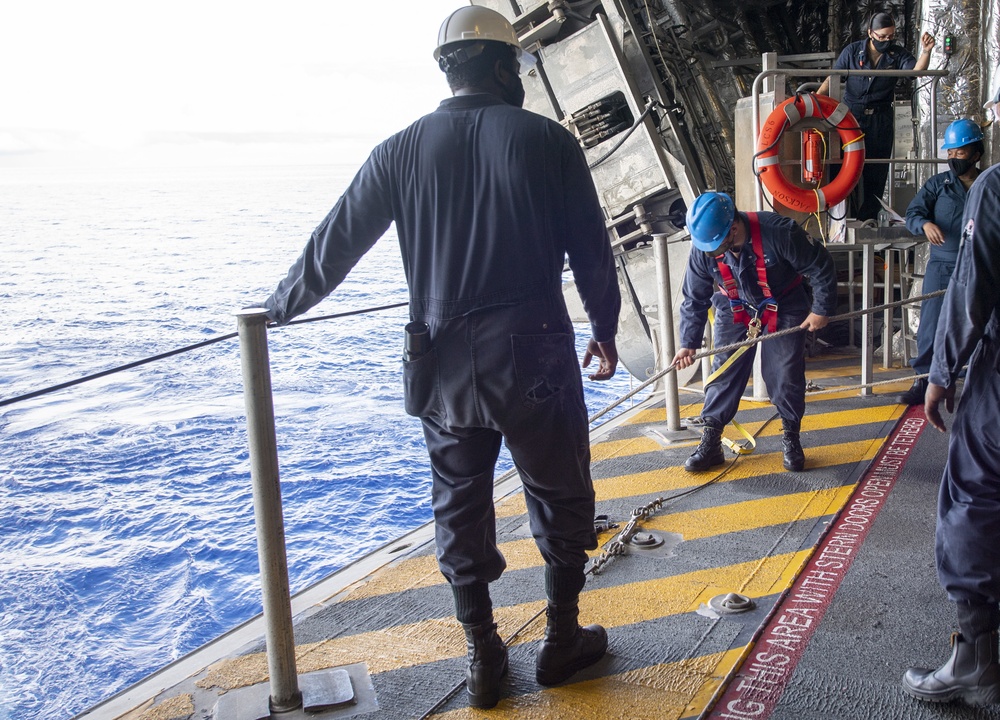 USS Jackson (LCS 6) conducts Sea and Anchor
