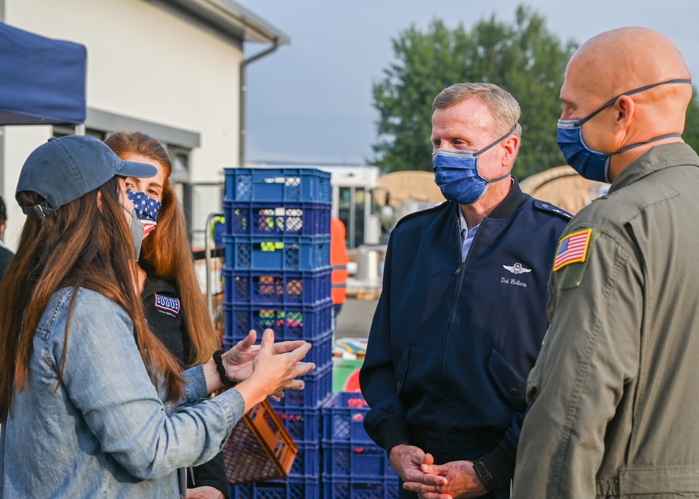 General Wolters visits Operation Allies Refuge